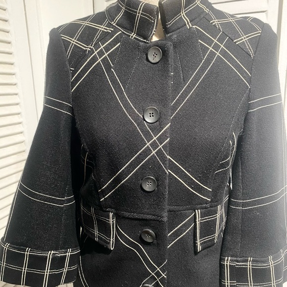 ASO BLAIR WALDORF DVF PLAID COAT 8 - Picture 13 of 13
